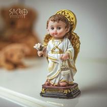 Imagem São Gabriel Arcanjo baby 12cm resina importado