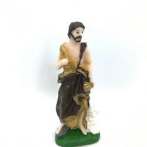 Imagem São João Escultura Resina Estátua 07 cm