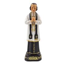 Imagem São João Maria Vianney Importada Resina 14 cm - Amém Decoração Religiosa