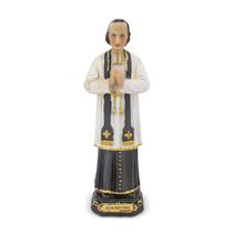 Imagem São João Maria Vianney Importada Resina 22 cm Imagem São João Maria Vianney Importada Resina 22 cm