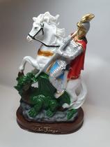 Imagem São Jorge 15cm Resina Imagem São Jorge 15cm Resina