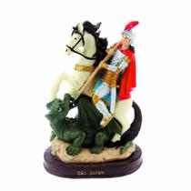 Imagem São Jorge 15cm Resina Imagem São Jorge 15cm Resina