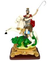 Imagem São Jorge Em Resina 28 Cm Imagem São Jorge Em Resina 28 Cm