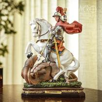 Imagem São Jorge resina 30cm importado Imagem São Jorge resina 30cm importado