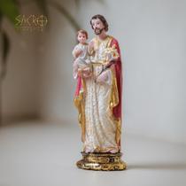 Imagem São José 20cm Resina Importada - Sacro