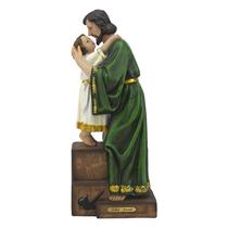 Imagem São José Afetuoso Importado Resina 30 cm Imagem São José Afetuoso Importado Resina 30 cm