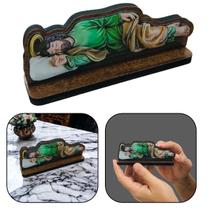 Imagem São José Dormindo Mesa Madeira 12 cm