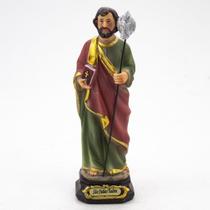 Imagem São Judas Importado Resina 14 cm - Amém Decoração Religiosa