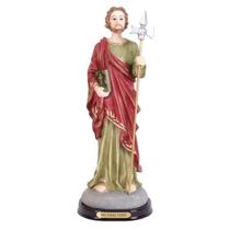Imagem São Judas Tadeu Resina Importada Religiosa 58cm Imagem São Judas Tadeu Resina Importada Religiosa 58cm