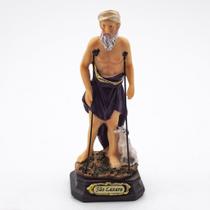 Imagem São Lázaro Importado Resina 12,5 cm