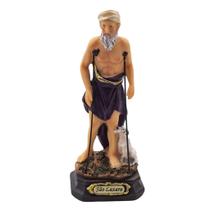 Imagem São Lázaro Importado Resina 12,5 Cm