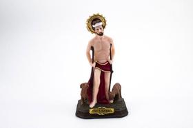 Imagem São Lázaro Resina 16 Cm