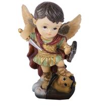 Imagem São Miguel Arcanjo 10 CM Infantil - Resina Importado - Di Angelo Infantil