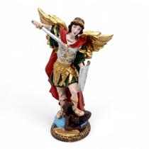 Imagem São Miguel Arcanjo Detalhado Batalha Celestial 15 cm