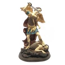 Imagem São Miguel Arcanjo Grande Resina 40 cm