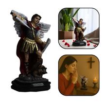 Imagem São Miguel Arcanjo Resina 12 cm