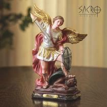 Imagem São Miguel Arcanjo Resina Importada 20cm - Sacro