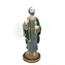 Imagem São Pedro Escultura Resina Estátua 07 cm Imagem São Pedro Escultura Resina Estátua 07 cm