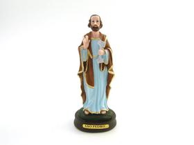 Imagem São Pedro Resina 15 cm - Amém Decoração Religiosa