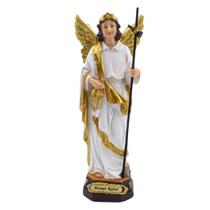 Imagem São Rafael Arcanjo Importada Resina 20 Cm - Amém Decoração Religiosa