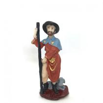 Imagem São Roque Escultura Resina 07 cm Imagem São Roque Escultura Resina 07 cm