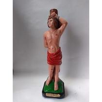 Imagem São Sebastião Escultura Gesso Estatua 40 Cm