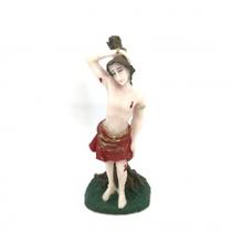 Imagem São Sebastião Escultura Resina 07 cm Imagem São Sebastião Escultura Resina 07 cm