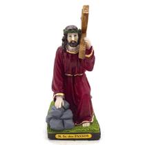 Imagem Senhor Bom Jesus Dos Passos Resina 14 Cm - Amém Decoração Religiosa