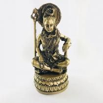 Imagem Shiva Dourado Escultura Resina Estátua 16 cm Imagem Shiva Dourado Escultura Resina Estátua 16 cm