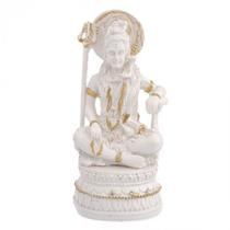 Imagem Shiva Meditando Escultura Resina Estátua 16 cm Imagem Shiva Meditando Escultura Resina Estátua 16 cm