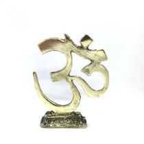 Imagem Simbolo OM Escultura Metal Estátua 08 cm Imagem Simbolo OM Escultura Metal Estátua 08 cm