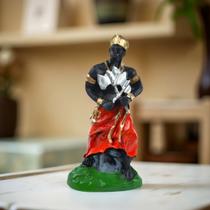 Imagem Xangô orixá umbanda candomblé resina 10 cm Imagem Xangô orixá umbanda candomblé resina 10 cm