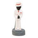 Imagem Ze Pilintra Branco Escultura Resina Estatua 10 Cm