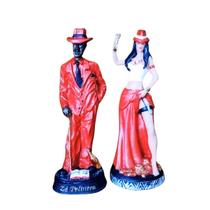 Imagem Zé Pilintra e Maria Navalha Casal em resina