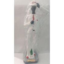Imagem Ze Pilintra Mao Chapeu Escultura Gesso Estatua 20 Cm