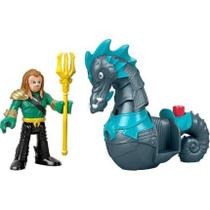Imaginext Aquaman Figura Aquaman e Cavalo-Marinho - FMX71 - Mattel