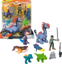 Imaginext Conjunto Jurassic World Dino Terra Ar E Mar Mattel Imaginext Conjunto Jurassic World Dino Terra Ar E Mar Mattel