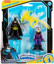 Imaginext Dc Super Friends Batman E Mulher Gato Mattel HGX82