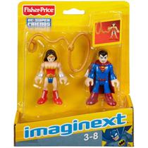 Imaginext Dc Super Friends Superman e Mulher Maravilha M5645 - Fisher Price