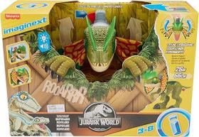 Imaginext, Dinossauro Dilophosaurus de Brinquedo com Mais de 40 cm de Altura, Luzes e Ações Interativas, Jurassic World Imaginext, Dinossauro Dilophosaurus de Brinquedo com Mais de 40 cm de Altura, Luzes e Ações Interativas, Jurassic World