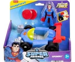 Imaginext Figura de Acao Superman e Veiculo MATTEL Imaginext Figura de Acao Superman e Veiculo MATTEL