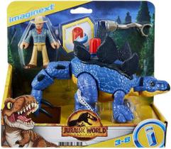 Imaginext - Jurassic World Dr. Grant E Stegosaurus - Mattel