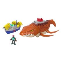 Imaginext Jurassic World Mosasaurus Caça e Morde - Mattel