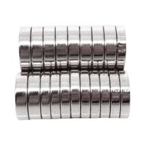 Imãs De Disco Pesados 20mm X 5mm 10 Peças Para Motores Geradores Máquinas Industriais