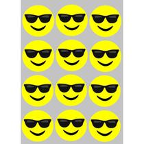 Imãs de Emoji 2cm - Conjunto com 12 Unidades