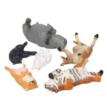 Ímãs de geladeira, 6 peças, estatuetas fofas de animais fofos em PVC Sleepy Animal 3D Ímãs de geladeira, 6 peças, estatuetas fofas de animais fofos em PVC Sleepy Animal 3D