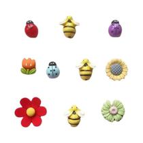 Imãs De Geladeira Adoráveis Com 10 Peças, Duráveis E De Forte Fixação Para Cozinha E Escritório,