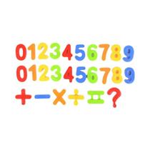 Ímãs De Geladeira Coloridos Com Números E Letras Do Alfabeto - 26 Peças - Brinquedo Educacional Para