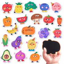 Ímãs de geladeira de madeira JoyCat para bebês e crianças de 2 a 5 anos