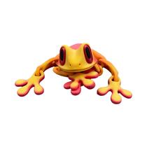 Imãs De Geladeira Em Forma De Sapo Coloridos Verde Laranja Rosa Com Sinais De DICA E NOTA Para